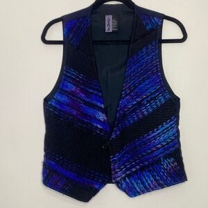 Sue Bateup wool knit vest